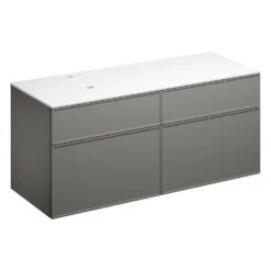 Alape Arkta Möbelmodul Mit Trägerplatte 140 Cm, Beckenposition Links