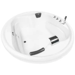 Caribia Vidal Premium Badewanne 182 X 182 Cm, Rund, Ohne Schürze