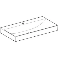 Geberit ONE Waschtisch 90 Cm, Abgang Vertikal, 1 Hahnloch, Ohne Überlauf -Badezimmerbedarf Geschäft geberit badkeramik und badmoebel one waschtische 7215813