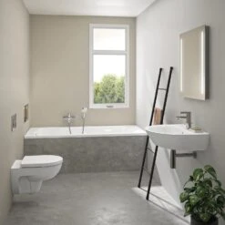 Geberit Renova Handwaschbecken 50 X 40 Cm Mit Hahnloch Ohne Überlauf