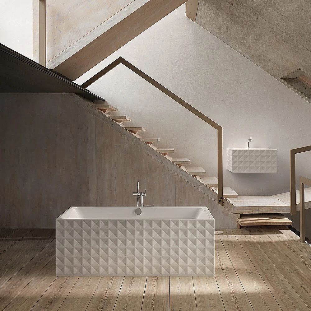 Bette Loft Ornament Freistehende Rechteck-Badewanne 181 X 81 Cm 2 Bette Loft Ornament Freistehende Rechteck-Badewanne 181 X 81 Cm – Bild 2