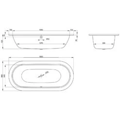 Bette Starlet Oval-Wanne 185 X 85 Cm Mit Griffbohrung 5 Bette Starlet Oval-Wanne 185 X 85 Cm Mit Griffbohrung -Badezimmerbedarf Geschäft hersteller bette badewannen ovalbadewannen starlet 185 2118016