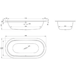 Bette Starlet Oval-Wanne 195 X 95 Cm Mit Griffbohrung 5 Bette Starlet Oval-Wanne 195 X 95 Cm Mit Griffbohrung -Badezimmerbedarf Geschäft hersteller bette badewannen ovalbadewannen starlet 195 2118025