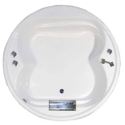 Caribia Vidal Rund-Badewanne 184 Cm