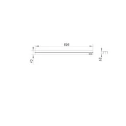 Dallmer CeraLine Abdeckung Standard 60 Cm