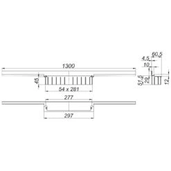 Dallmer CeraWall Individual Duschrinne 130 Cm -Badezimmerbedarf Geschäft hersteller dallmer ablaufprofil cerawall 130 cm 3566516