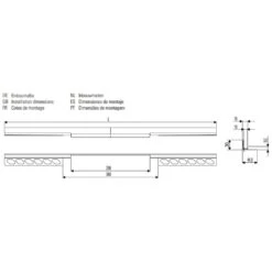 Dallmer CeraWall Individual Duschrinne 150 Cm 7 Dallmer CeraWall Individual Duschrinne 150 Cm -Badezimmerbedarf Geschäft hersteller dallmer ablaufprofil cerawall 150 cm 1944466