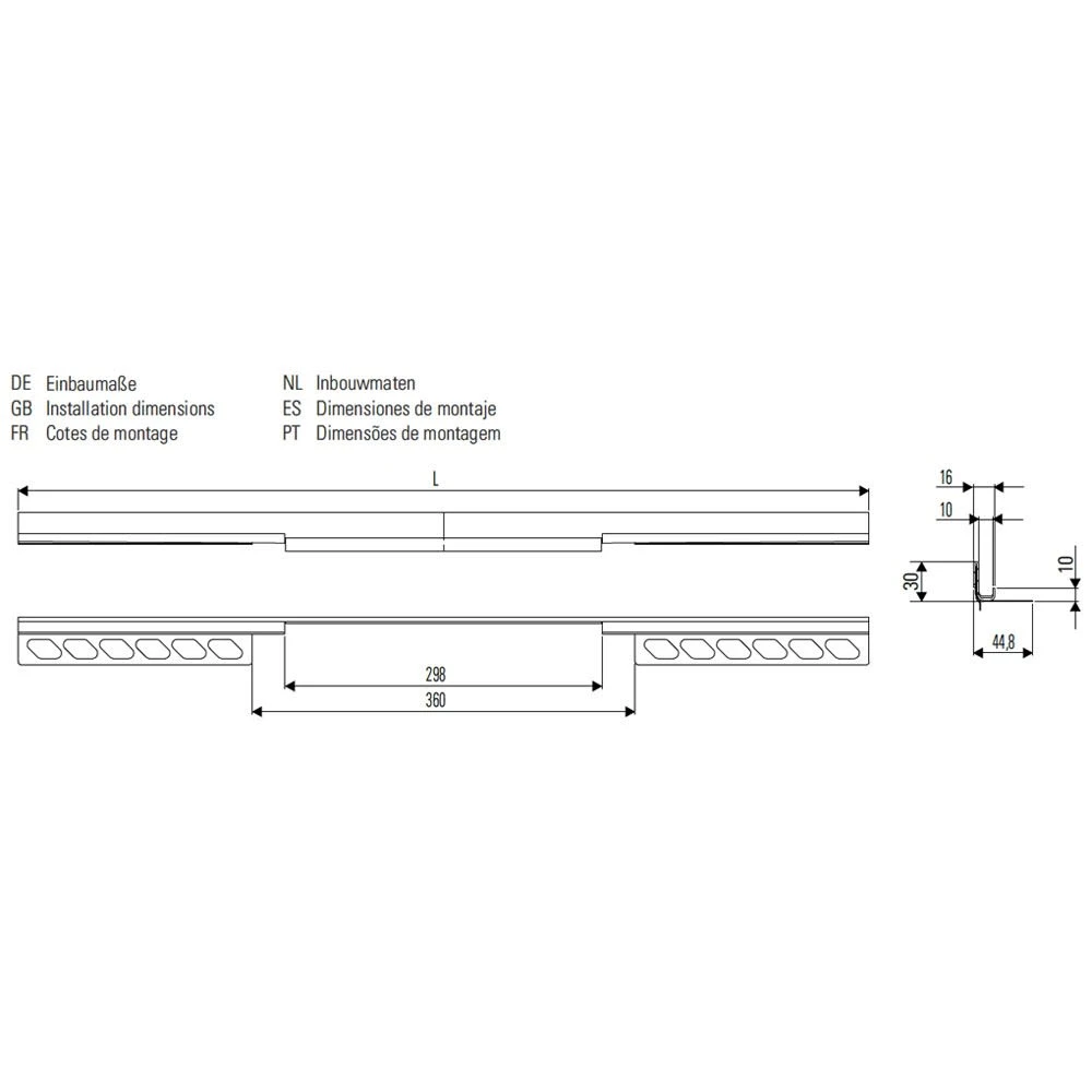 Dallmer CeraWall Individual Duschrinne 150 Cm 4 Dallmer CeraWall Individual Duschrinne 150 Cm – Bild 4