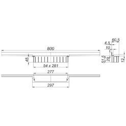 Dallmer CeraWall Individual Duschrinne 80 Cm -Badezimmerbedarf Geschäft hersteller dallmer ablaufprofil cerawall 80 cm 3566513