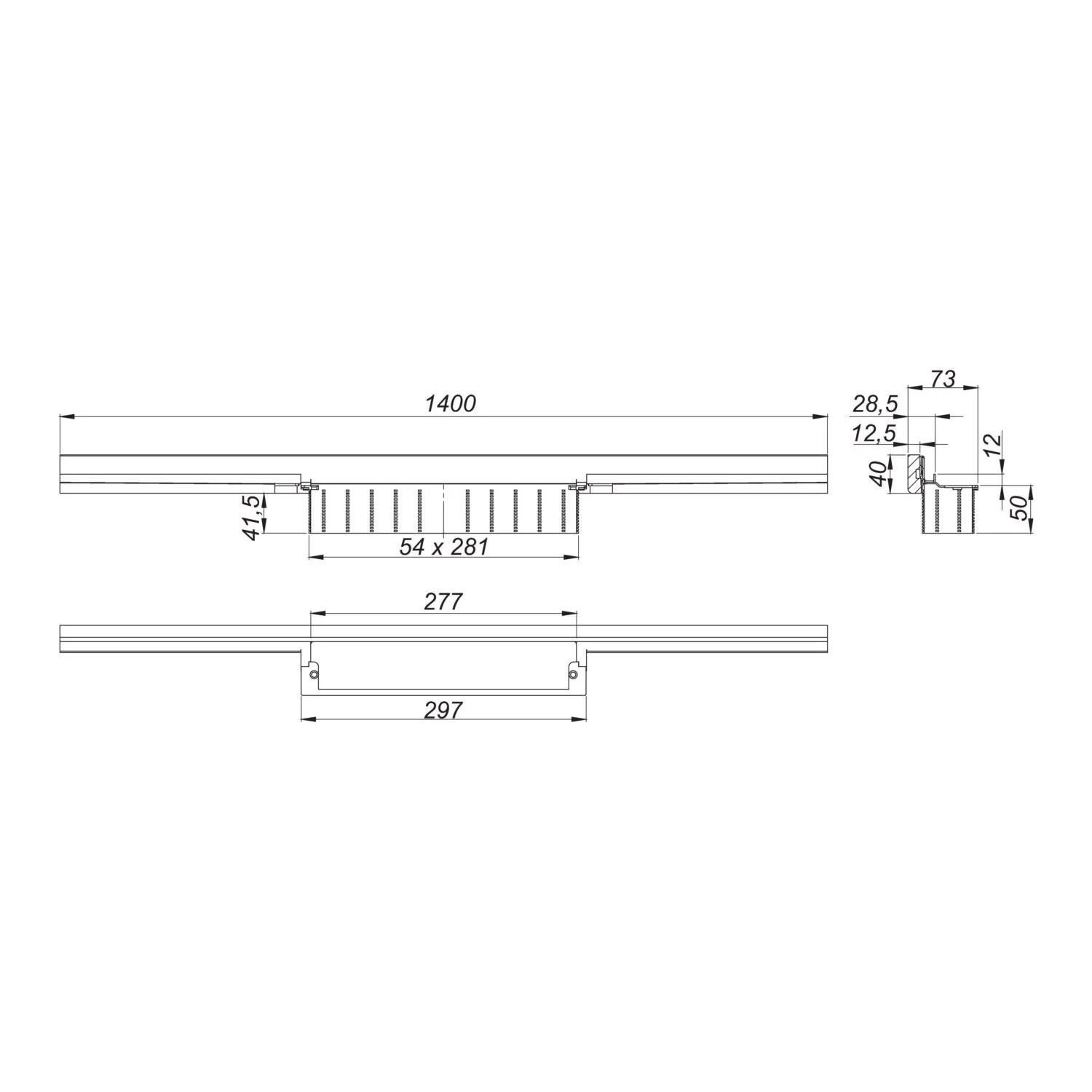 Dallmer CeraWall Individual N Duschrinne 140 Cm 4 Dallmer CeraWall Individual N Duschrinne 140 Cm – Bild 4