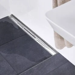 Dallmer Duschrinnen-Set CeraWall Pure, DN 50, 100 Cm -Badezimmerbedarf Geschäft hersteller dallmer duschrinnen systeme set pure 9252251