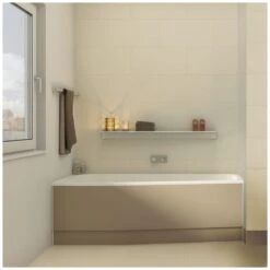 DUSCHOLUX Piccolo 173 Kleinraum-Badewanne Einbau Ecke Links