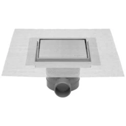 ESS Easy Drain Aqua Jewels Quattro Glas 15x15 Bodenablauf Komplettset