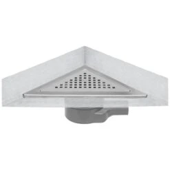 ESS Easy Drain Aqua Plus Delta Mit Aufkantung 24x24 Bodenablauf Komplettset