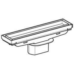 Geberit CleanLine Duschrinne, Befliesbar