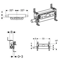 Geberit Kombifix Element Für Dusche -Badezimmerbedarf Geschäft hersteller geberit spuelkaesten montageelemente kombifix dusche 2632159