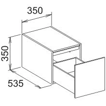 Keuco Edition 11 Planning Modul Unterbauschrank 35 X 35 Cm, Beleuchtet