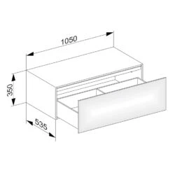 Keuco Edition 11 Sideboard 105 X 35 Cm, Beleuchtet -Badezimmerbedarf Geschäft hersteller keuco badmoebel edition 11 sideboard 4704824