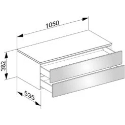 Keuco Edition 400 Sideboard 105 X 38,2 X 53,5 Cm