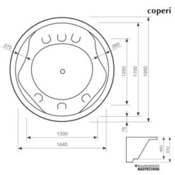 Mauersberger Coperi Rundbadewanne