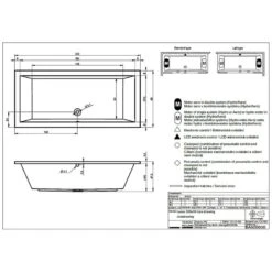 Riho Lusso Rechteck Badewanne 200 X 90 Cm -Badezimmerbedarf Geschäft hersteller riho badewannen whirlpool rechteckbadewannen lusso 554261