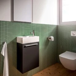 Treos Waschtischunterschrank Inkl. Waschtisch 39,5 Cm