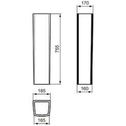 Ideal Standard Conca Standsäule Für Eckige Aufsatzschale 8 Ideal Standard Conca Standsäule Für Eckige Aufsatzschale -Badezimmerbedarf Geschäft ideal standard badkeramik conca waschtische standsaeule 6988392