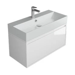 Pure 2.0 Waschtisch Mit Unterschrank 90 Cm Mit 1 Auszug