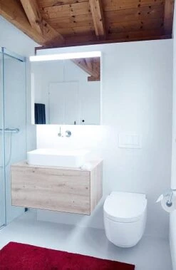 Schneider® Schneider LOW Line Plus LED 3000 K Spiegelschrank LOP 70/2/LED, 70 X 74,8 Cm, Steckdose Links Und Rechts -Badezimmerbedarf Geschäft schneider low line plus led 3000 5230658