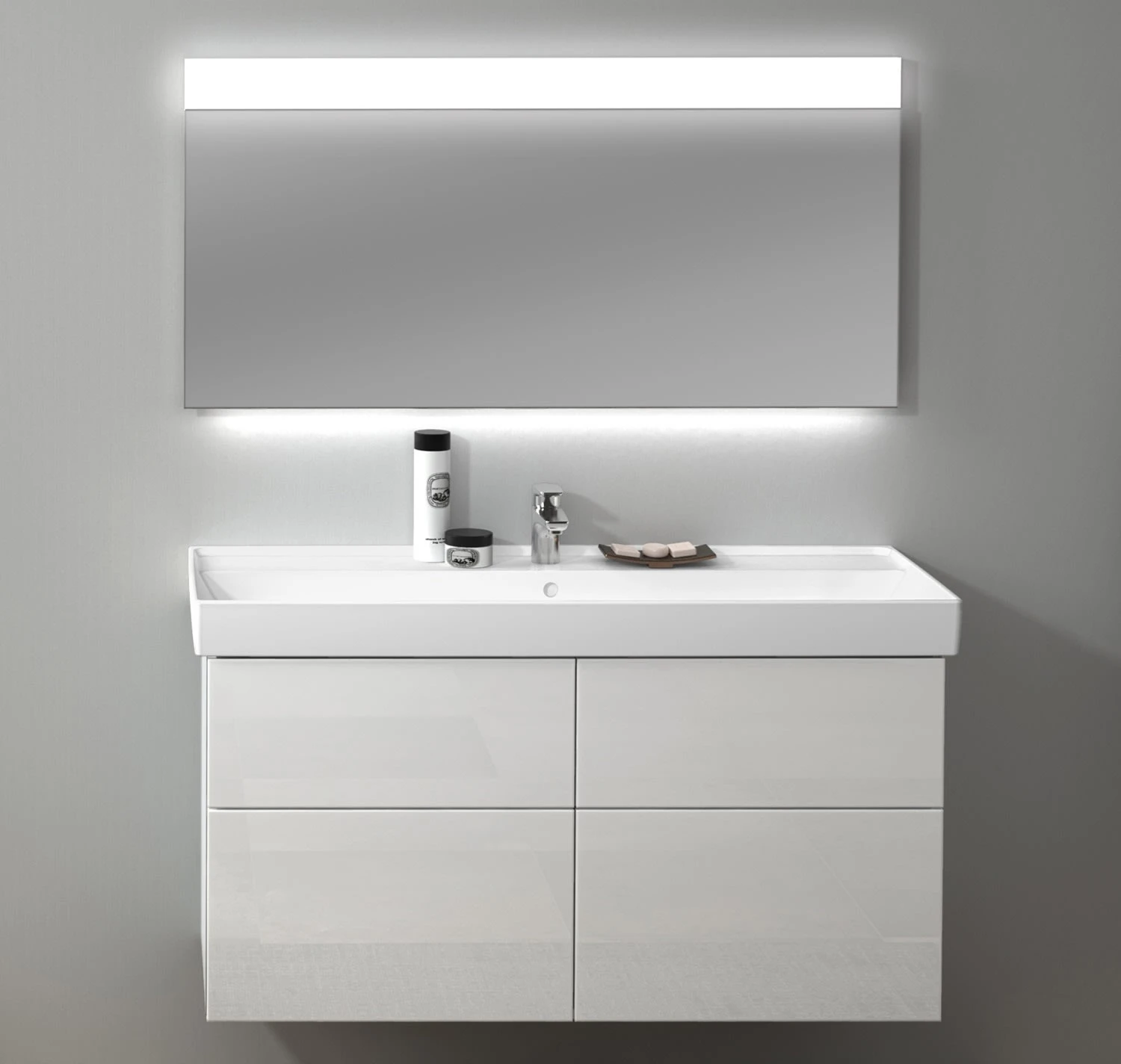 Villeroy & Boch Collaro Schrankwaschtisch 120 Cm Mit Überlauf, 1 Hahnloch 2 Villeroy & Boch Collaro Schrankwaschtisch 120 Cm Mit Überlauf, 1 Hahnloch – Bild 2